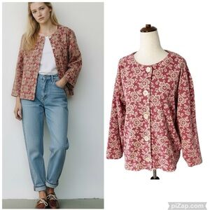 VINTAGE 90s DAVID HOLLIS Floral Blouse